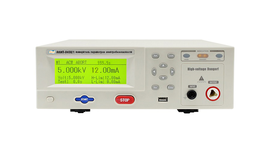 Измеритель параметров электробезопасности АКИП-8408/1