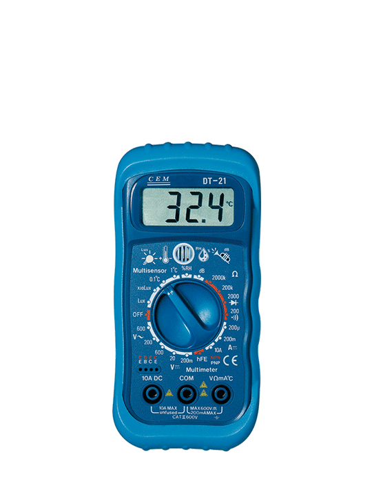  Мультиметр цифровой 5 в 1 с измерением параметров среды CEM DT-21