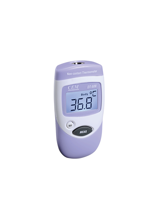 Термометр мини инфракрасный бесконтактный клинический для лба СЕМ DT-608